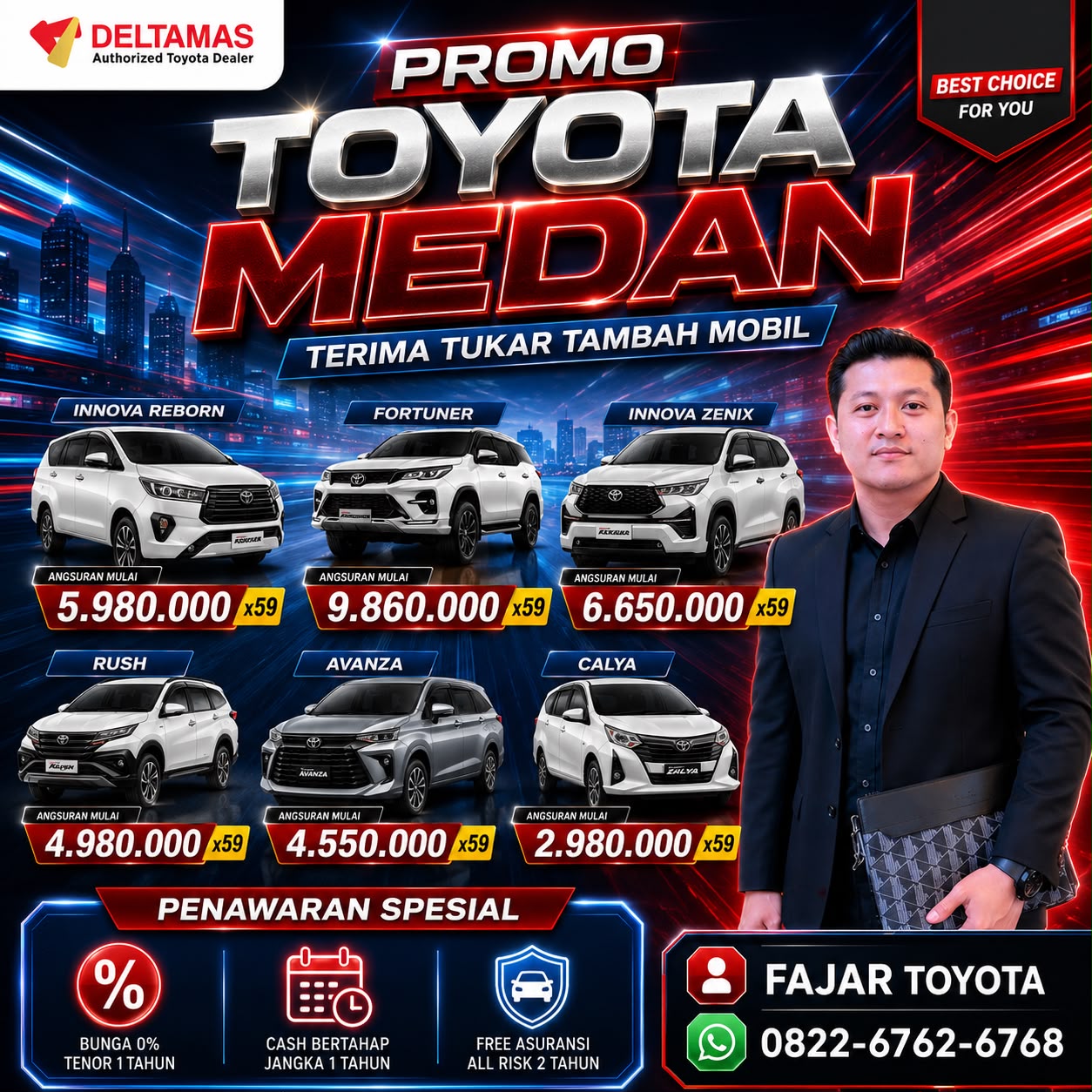 Pricelist Mobil Toyota Medan